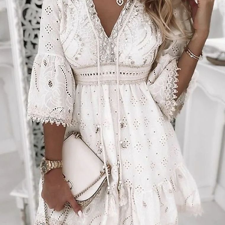 Karol™ - Short Ibiza Style Dress