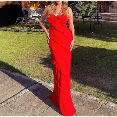 Violeta™ - Elegant Long Dress with Ruffles
