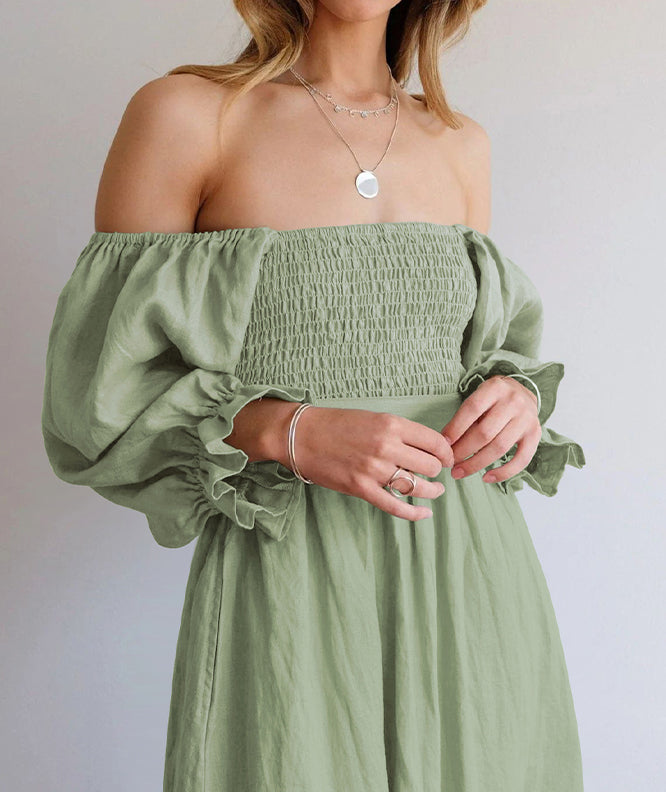 Mariah™ - Bow Dress with Long Sleeves