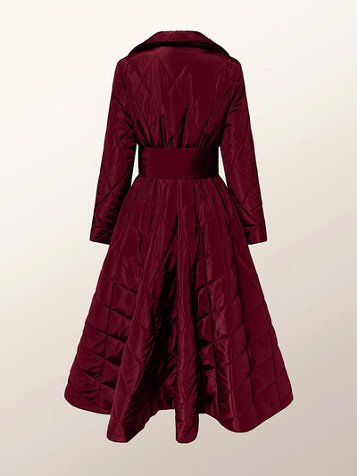 Valentina™ – Cappotto Trapuntato Lungo