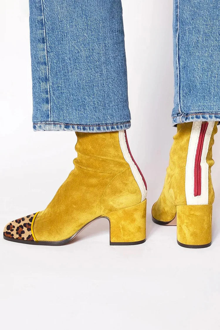 Carla™| Mid-Heel Ankle Boot With Sporty Detail