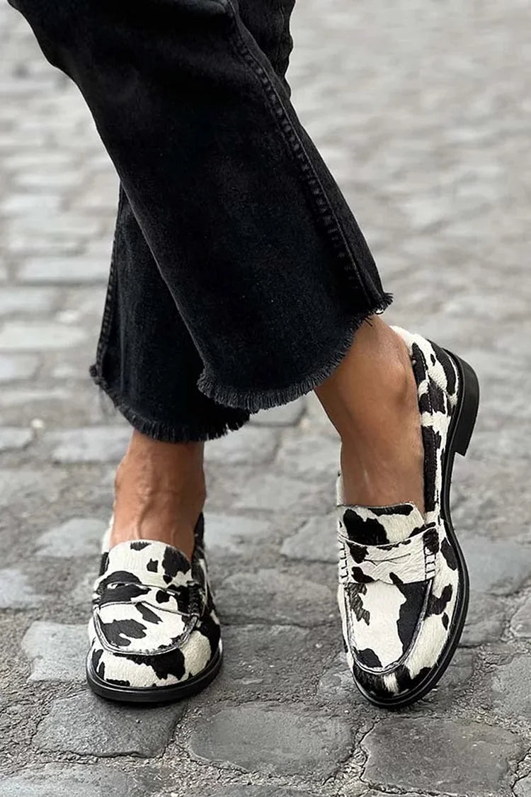 Isla™ | Cow-Prin Loafers