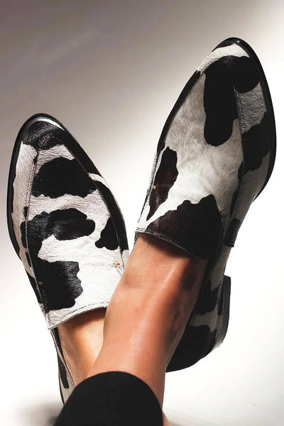 Becca™ | Cow Print Slip-Ons