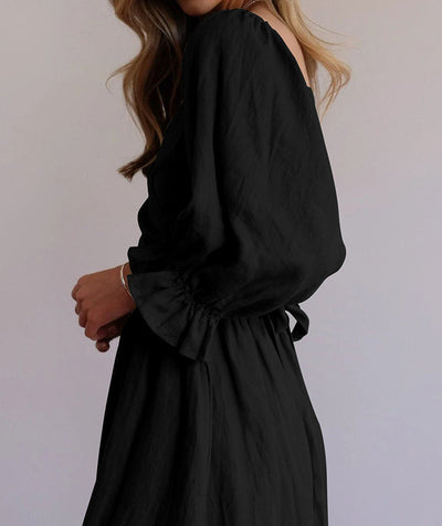Mariah™ - Bow Dress with Long Sleeves