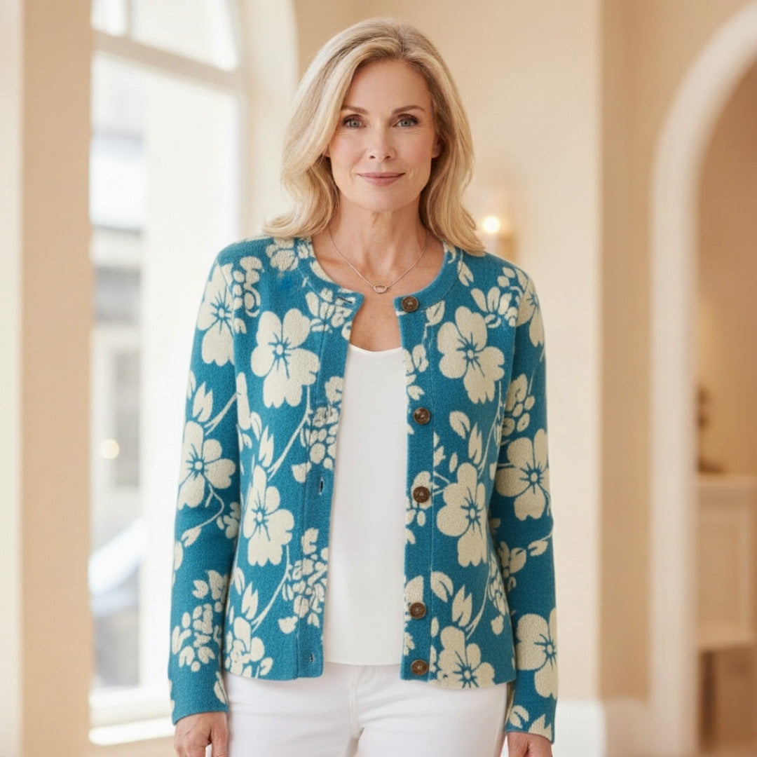 Mariana™ - Autumn Floral Cardigan