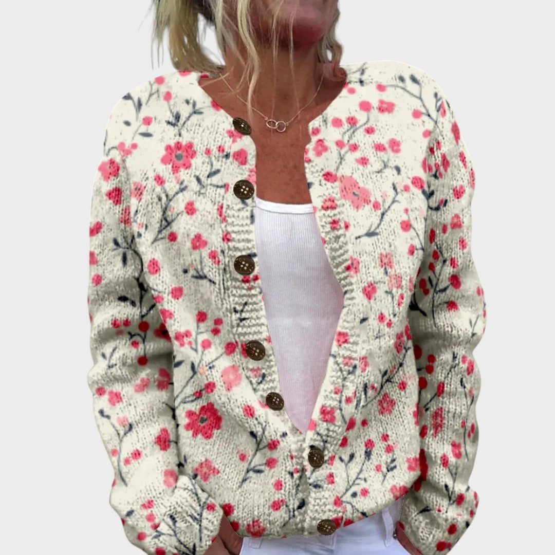 Katarina™ - Autumn Floral Cardigan