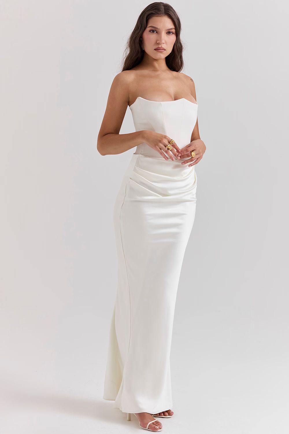 Patricia™ - Long Dress Satin Finish