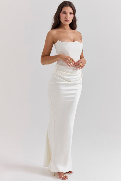 Patricia™ - Long Dress Satin Finish