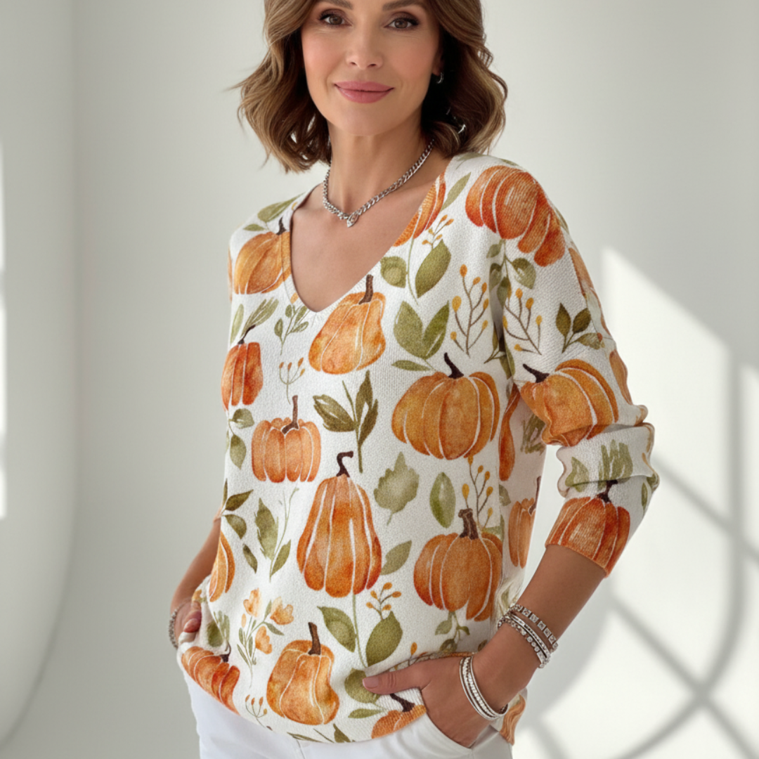EMILIE™| V-neck sweater