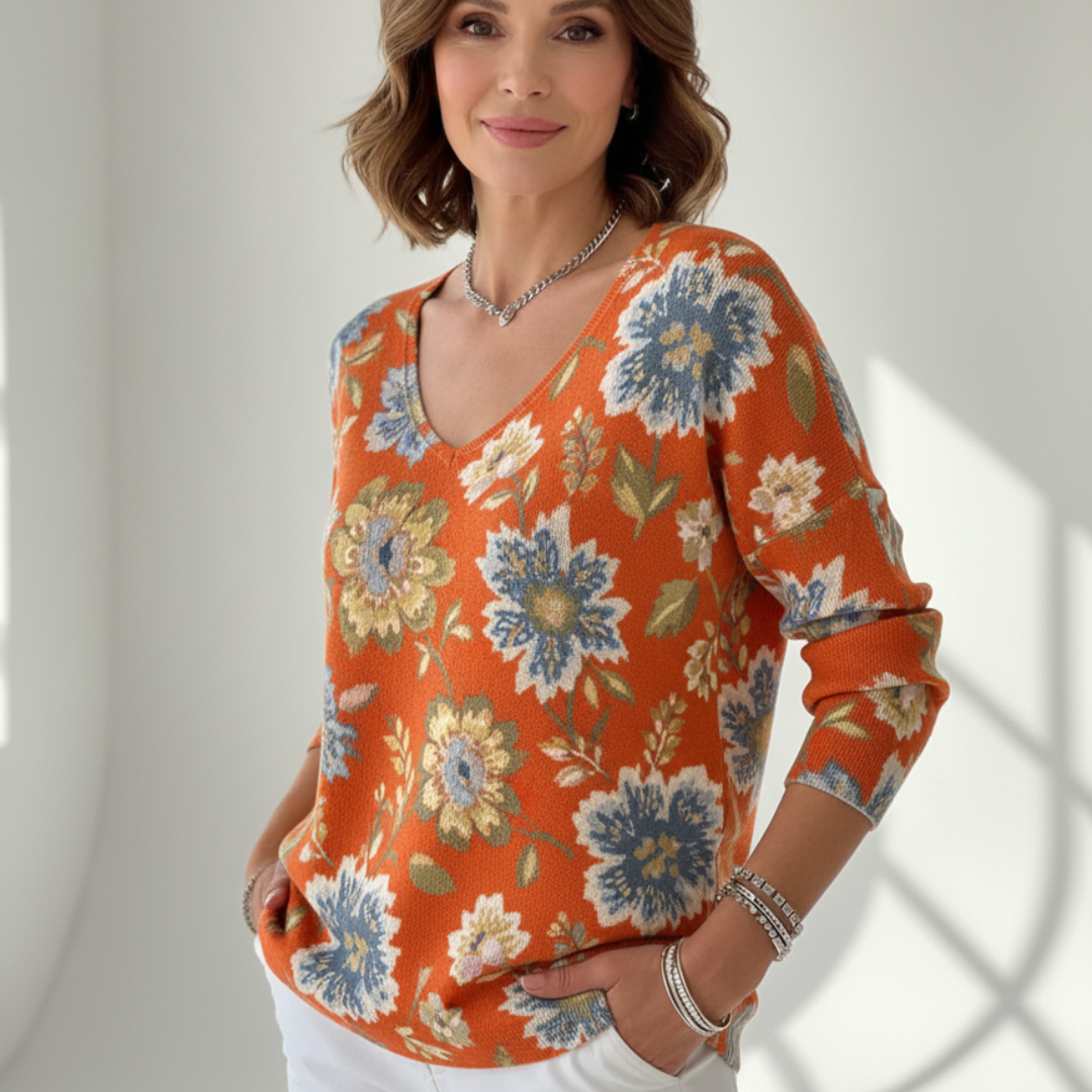CAMILLE™ | V-neck sweater