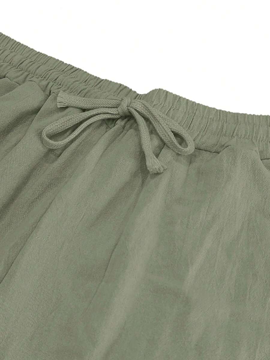 MARCO | PANTALONE LEGGERO IN LINO CON LACCIO