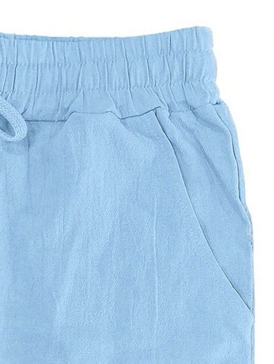 MARCO | PANTALONE LEGGERO IN LINO CON LACCIO