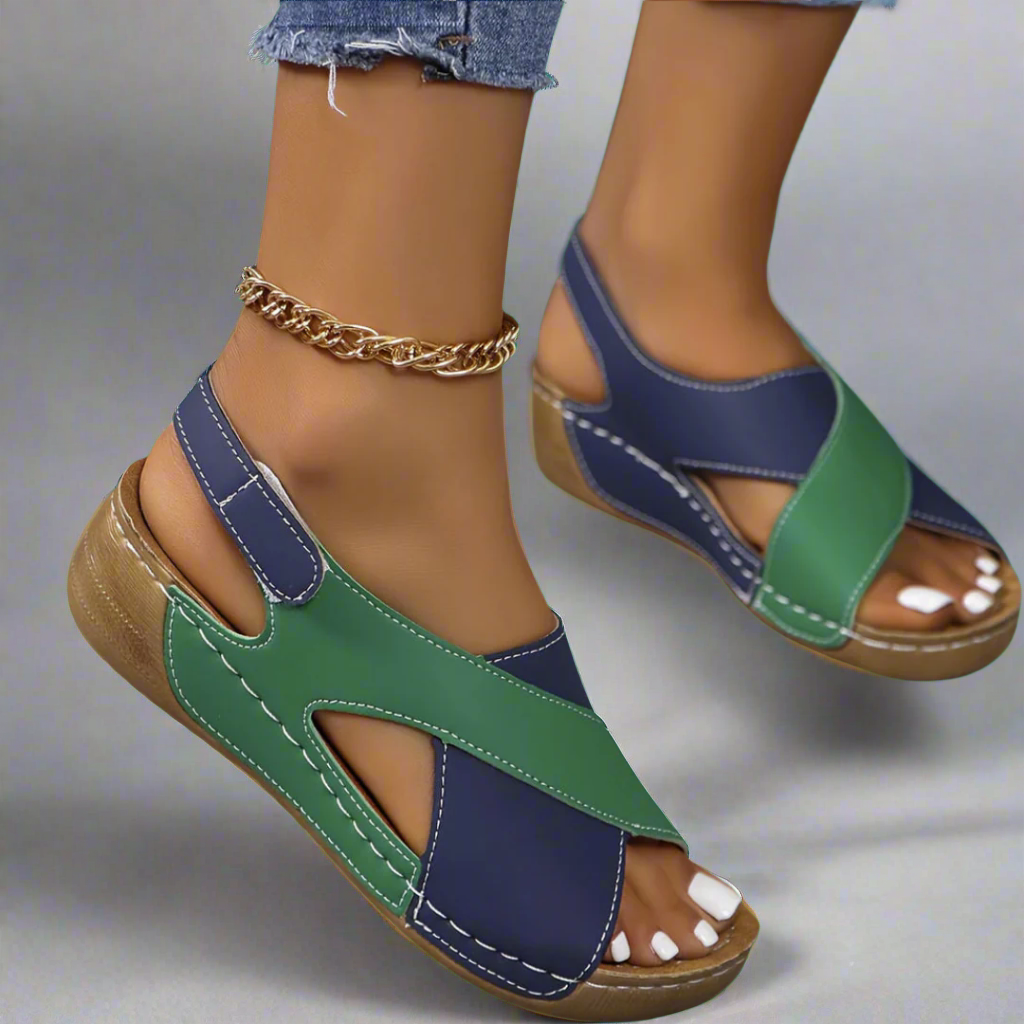 Ada™ | Colorblock Slingback Sandals