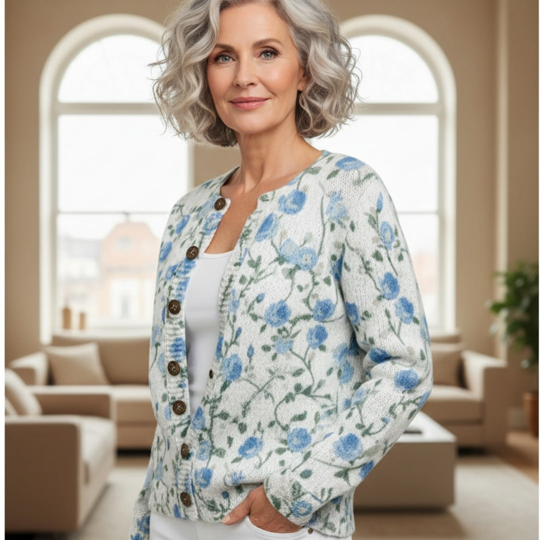 Patricia™ - Autumn Floral Cardigan