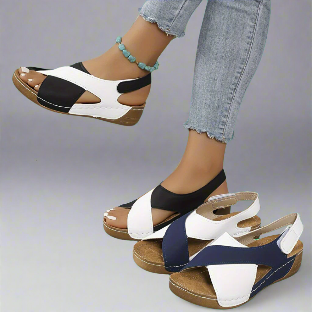 Ada™ | Colorblock Slingback Sandals
