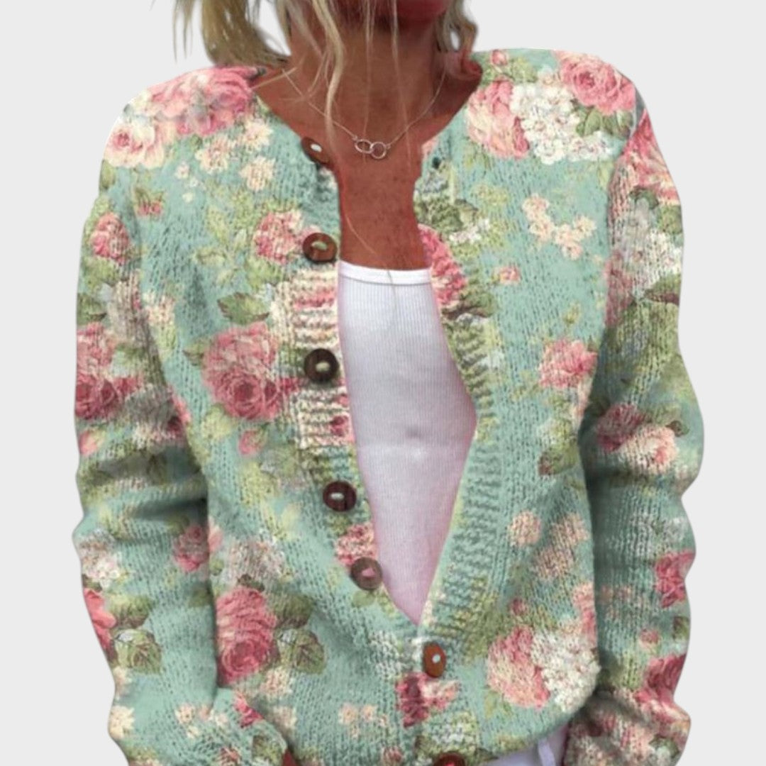 Vera™ - Autumn Floral Cardigan
