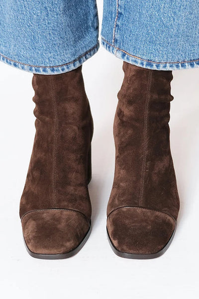 Gemma™ | Square Toe Heeled Boots
