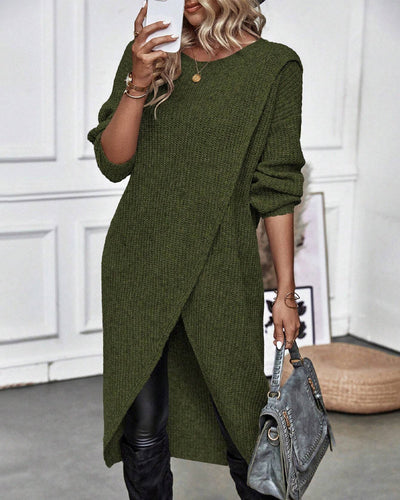 Mavery™ - Long Dress Style Sweater