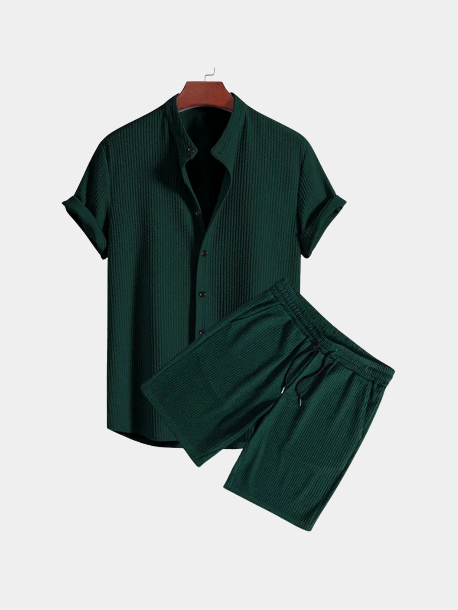 BIANCHI | SET CON MANICHE CORTE