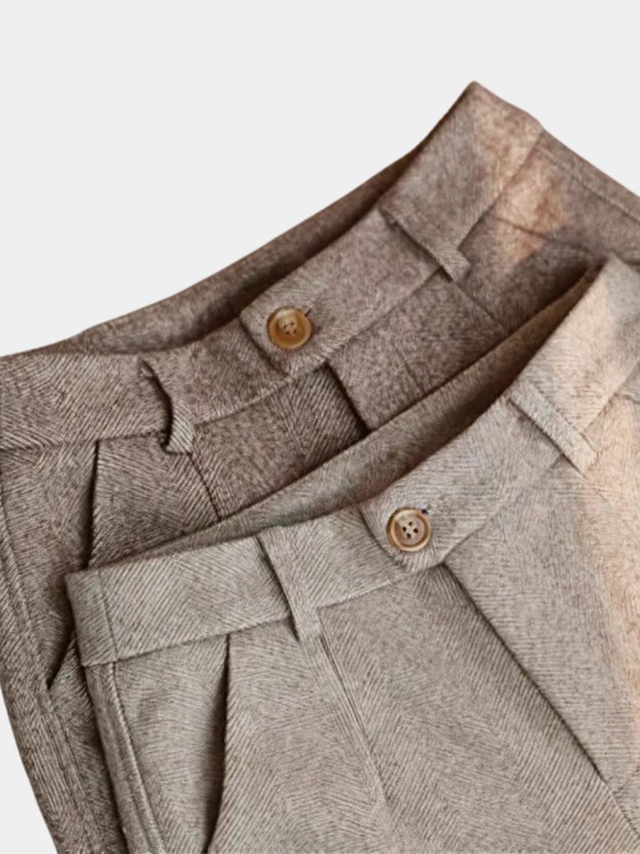 PANTALONI ELEGANTI IN PURA LANA SU MISURA