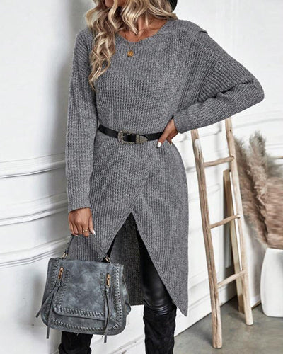 Mavery™ - Long Dress Style Sweater