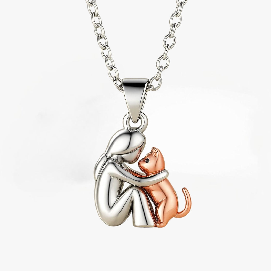 Beth™ - Cat-Shaped Pendant Necklace