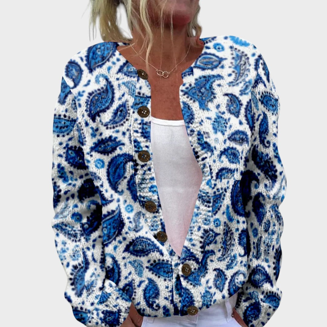 Maria™ - Autumn Floral Cardigan