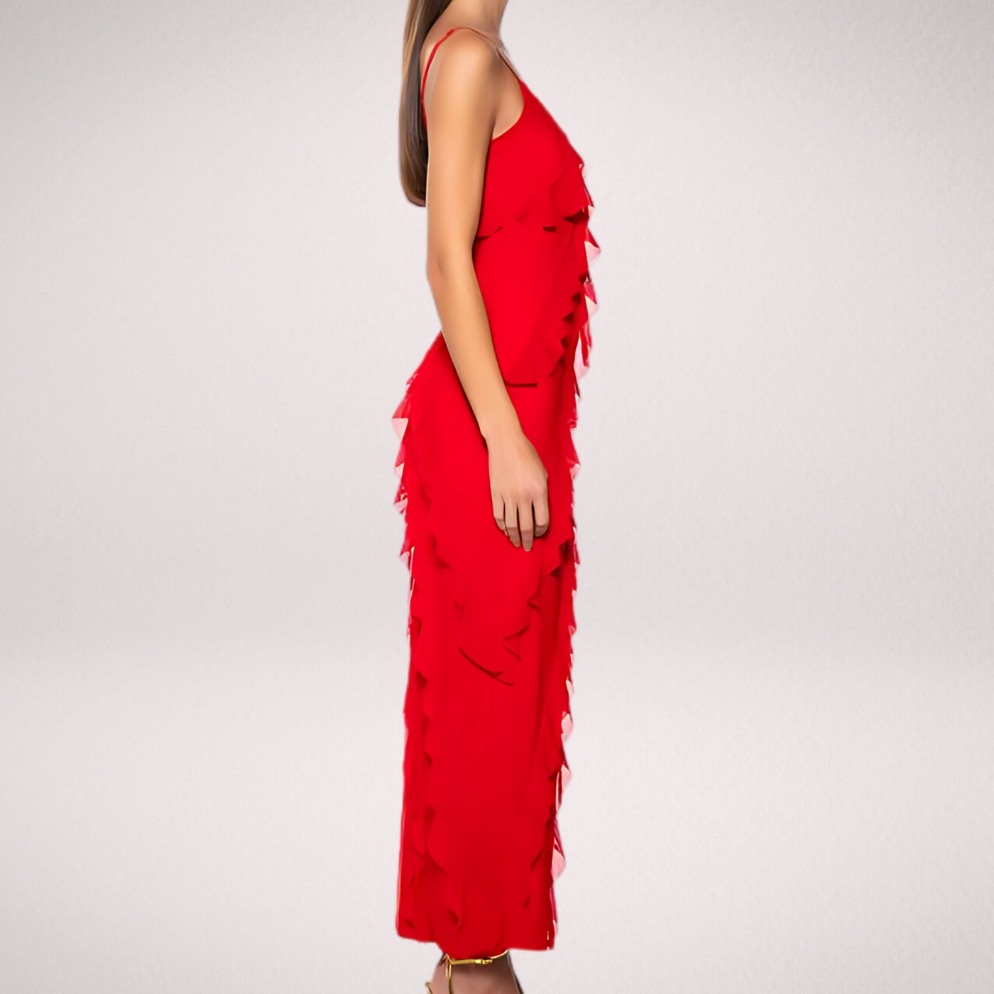 Violeta™ - Elegant Long Dress with Ruffles