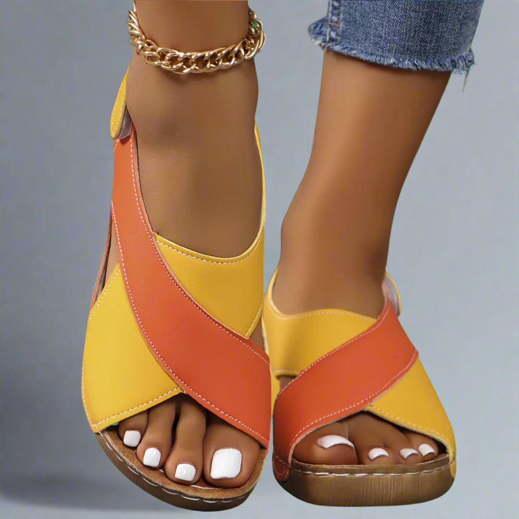 Ada™ | Colorblock Slingback Sandals