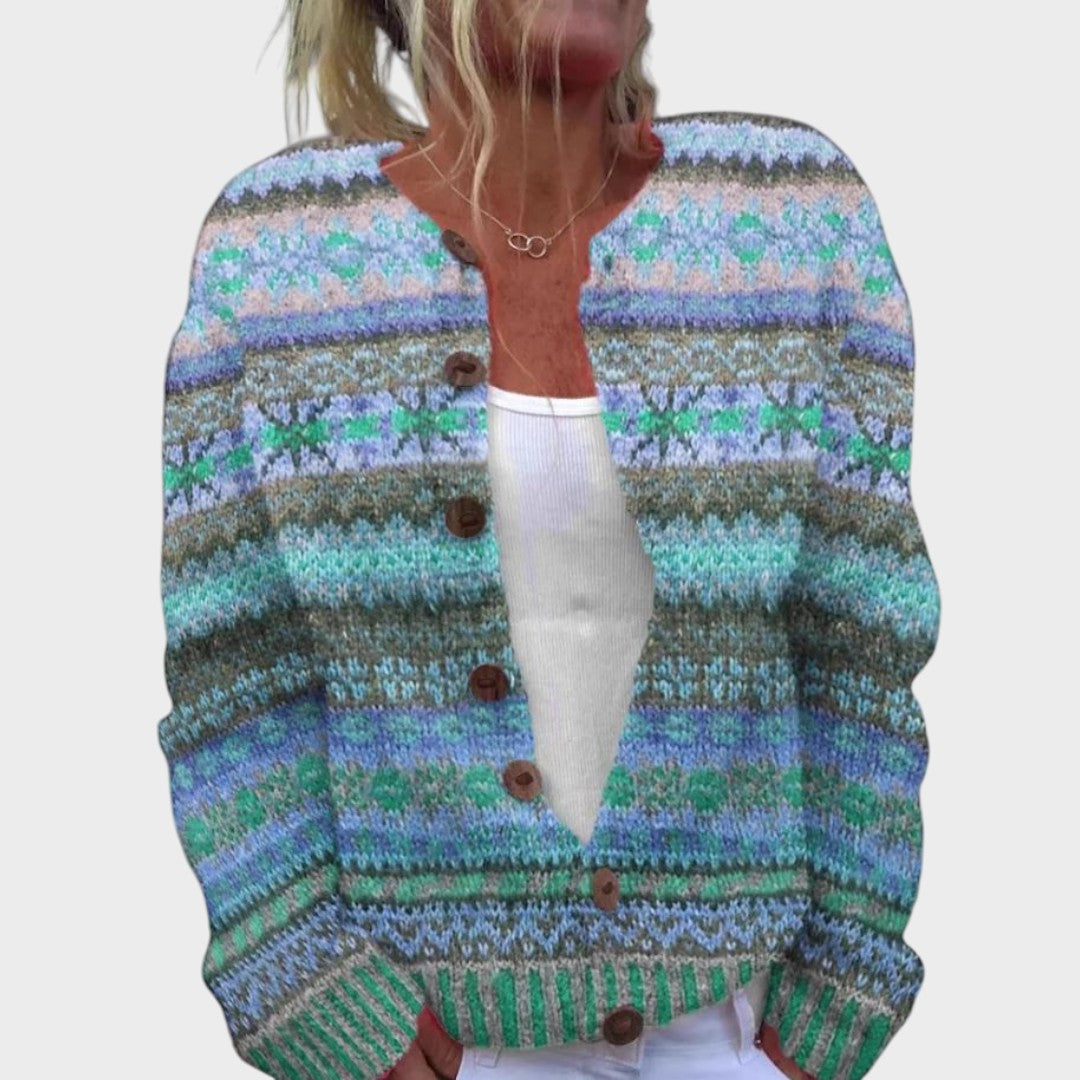 Isabel™ - Autumn Floral Cardigan