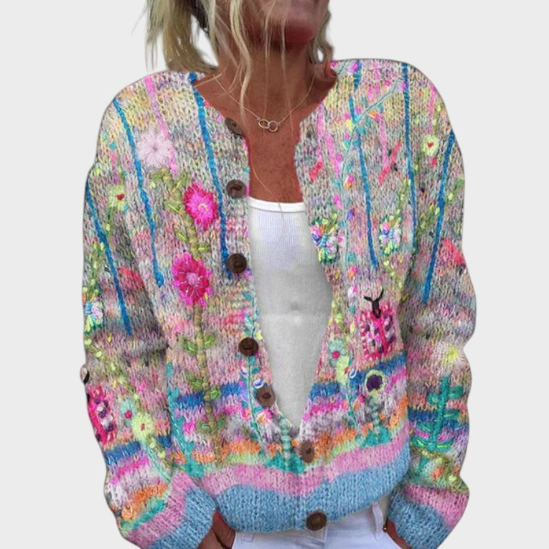 Teresa™ - Autumn Floral Cardigan