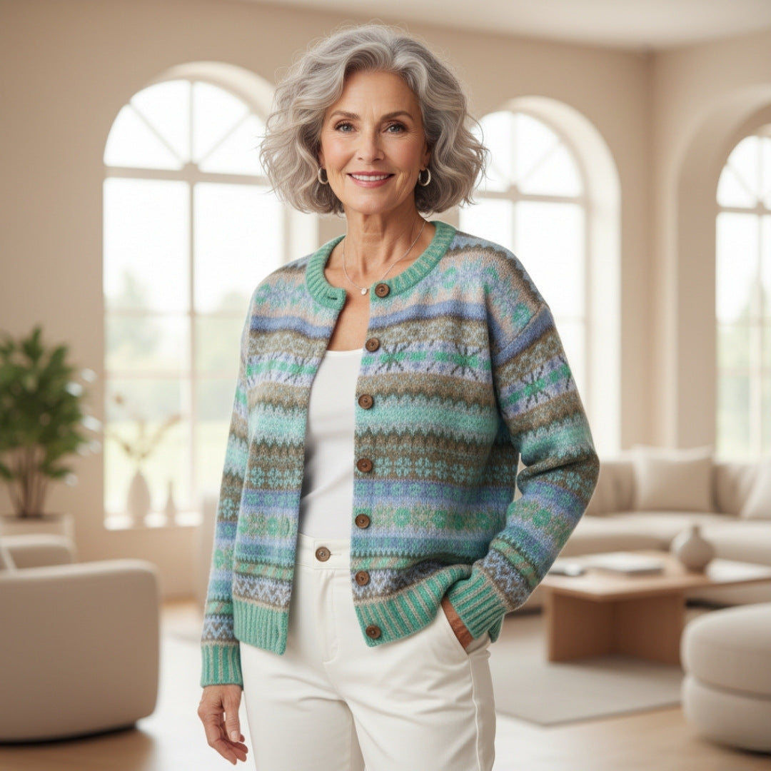 Isabel™ - Autumn Floral Cardigan