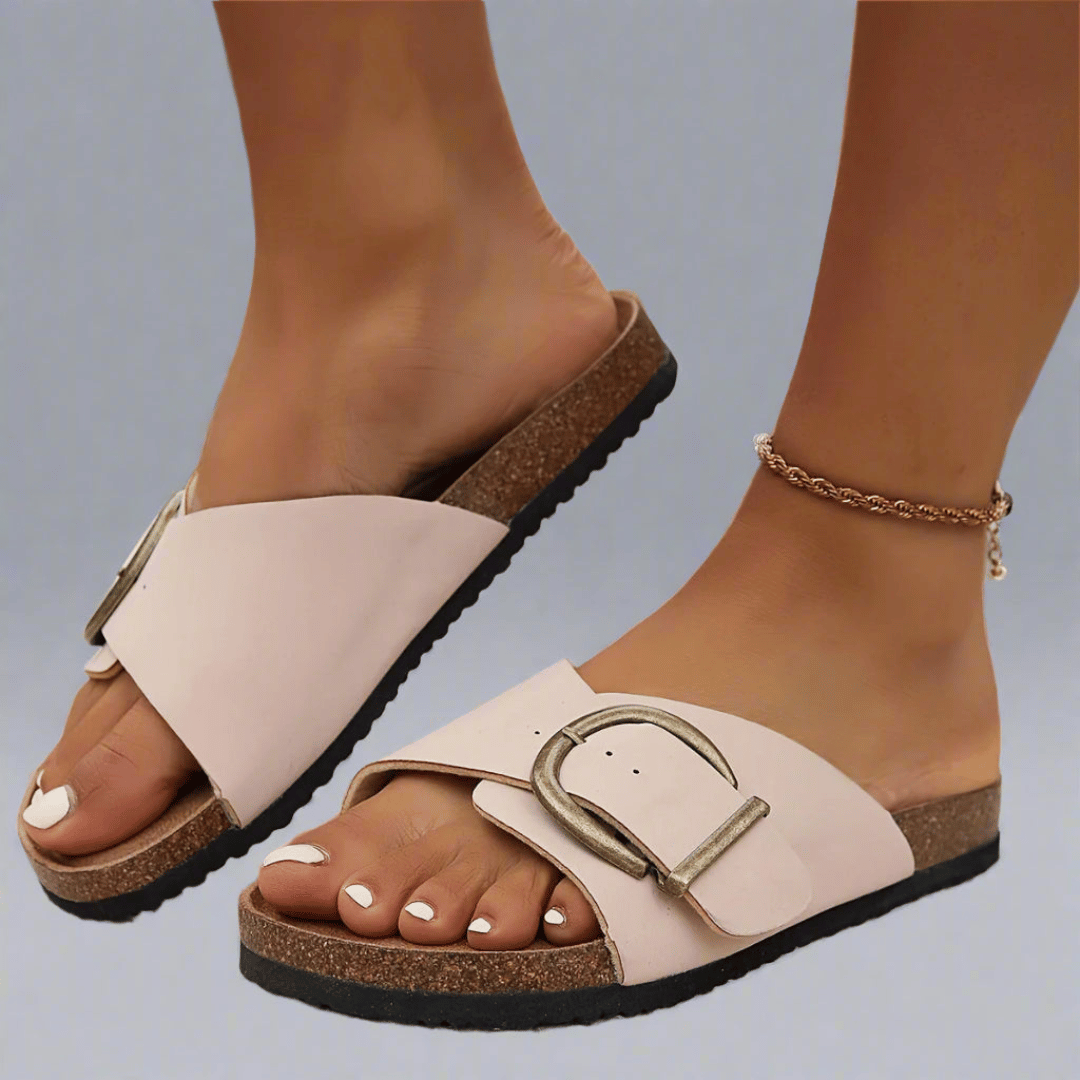 Aileen™ | Buckle Slide Sandals