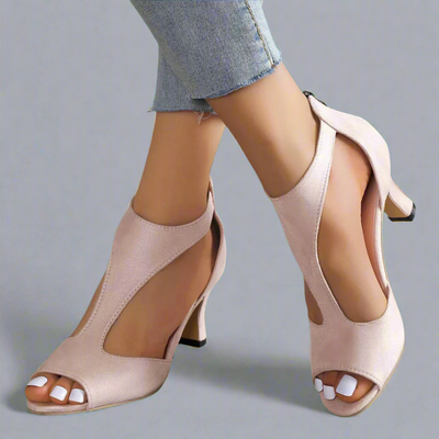 Barbara™ | Cutout Peep Toe Heels