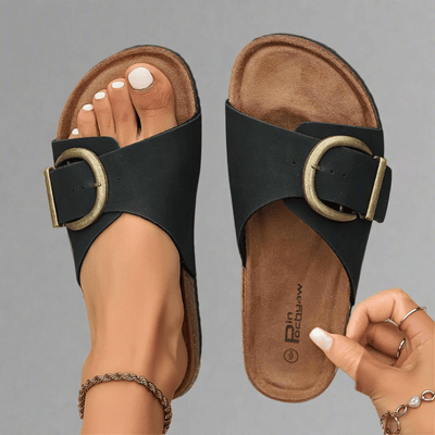Aileen™ | Buckle Slide Sandals