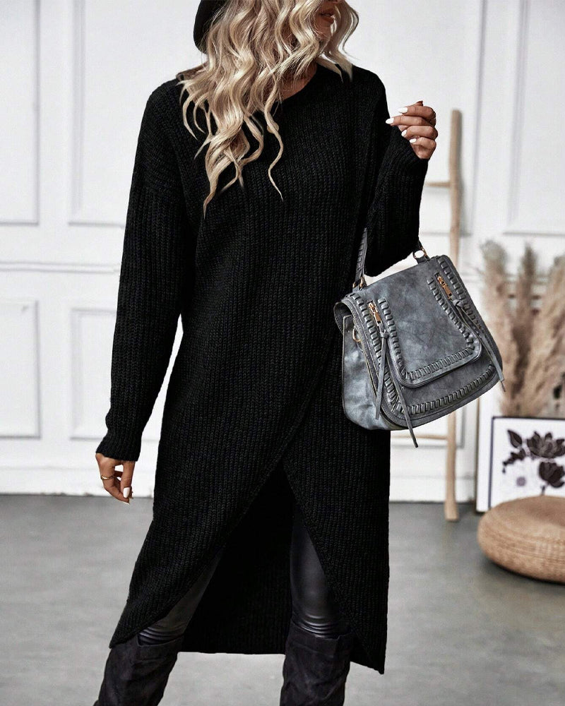 Mavery™ - Long Dress Style Sweater