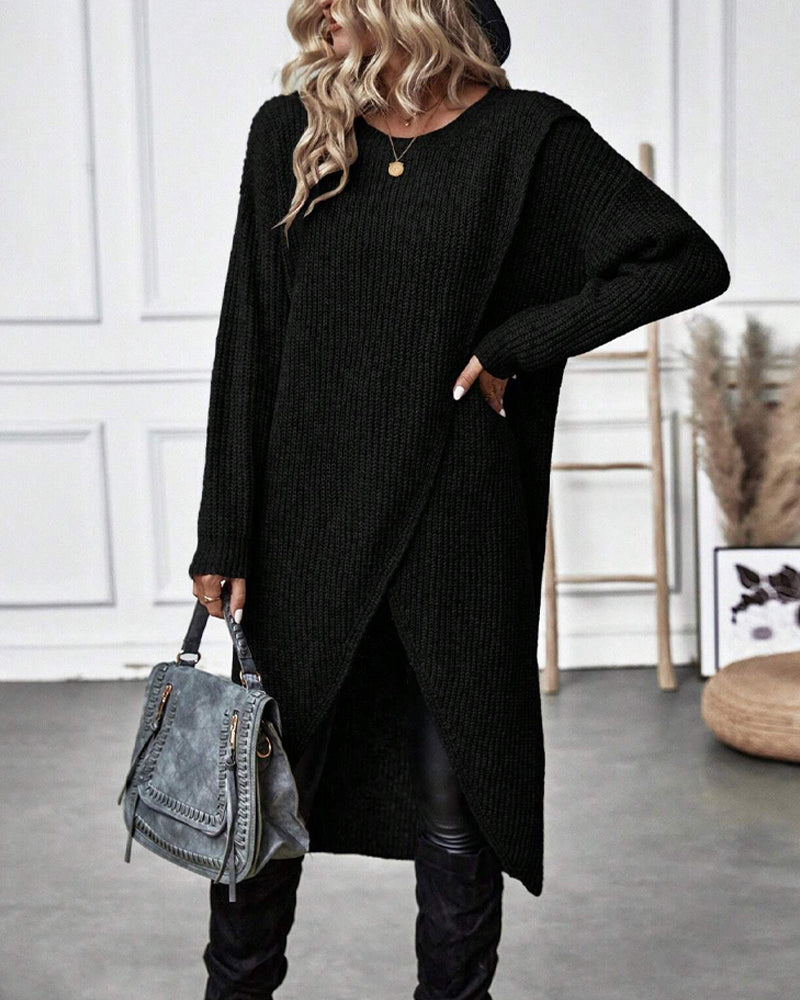 Mavery™ - Long Dress Style Sweater