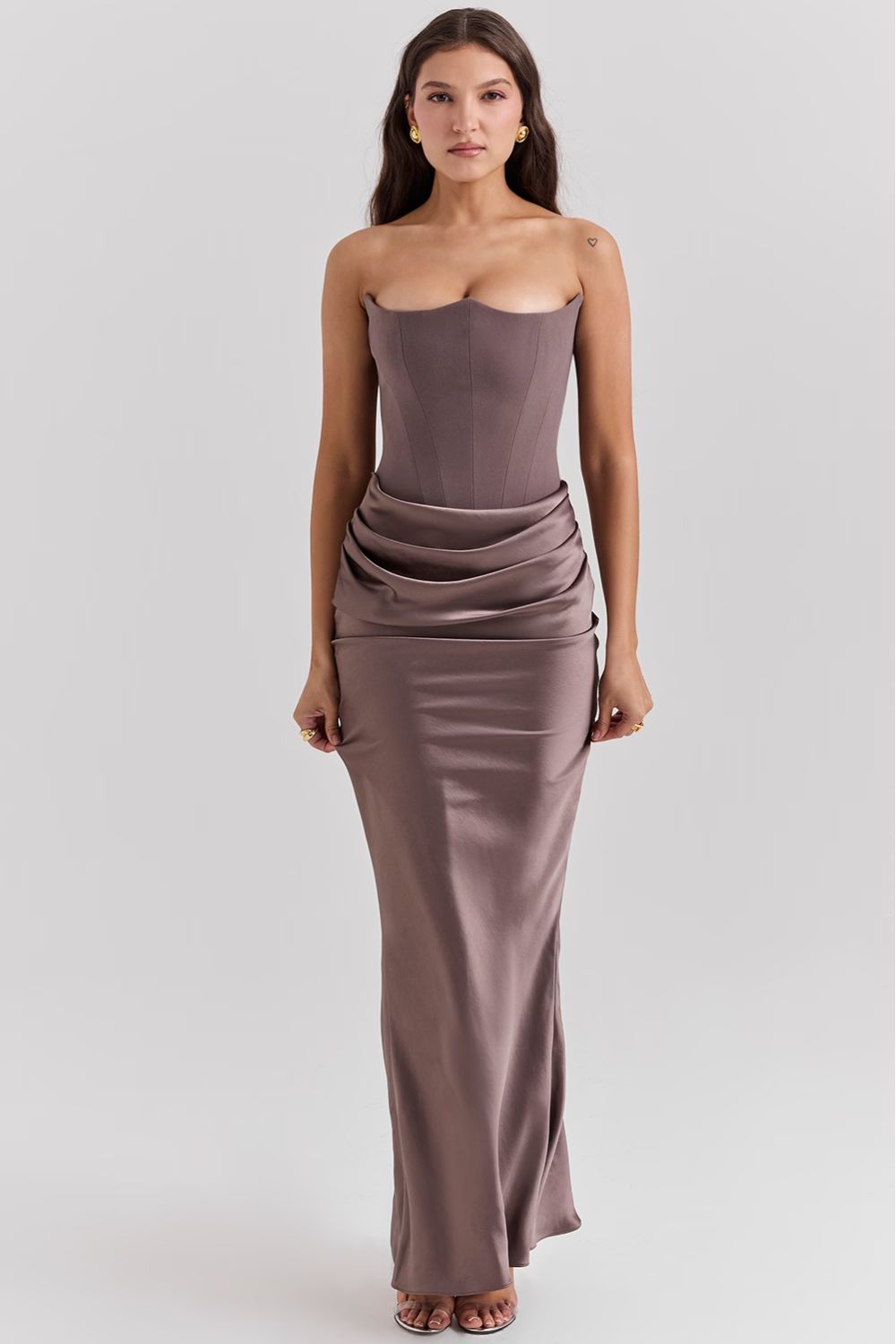 Patricia™ - Long Dress Satin Finish