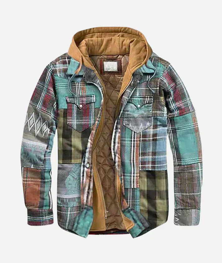 Alain™ – Veste patchwork à carreaux