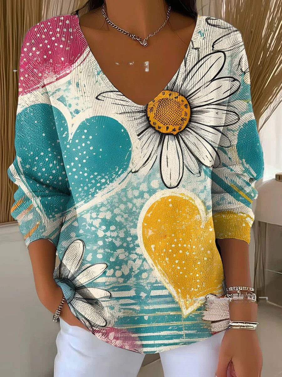 HELENE™| V-neck sweater