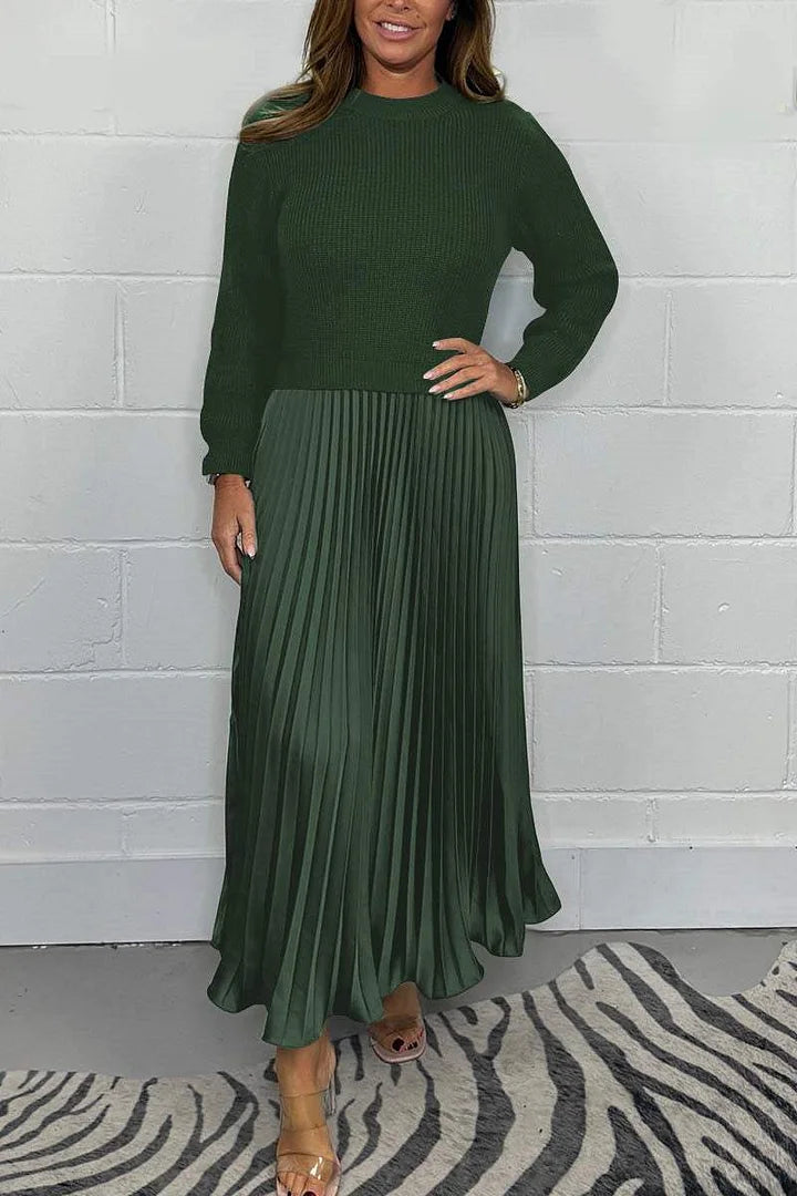 Elina™ - Jersey with Pleated Skirt in One