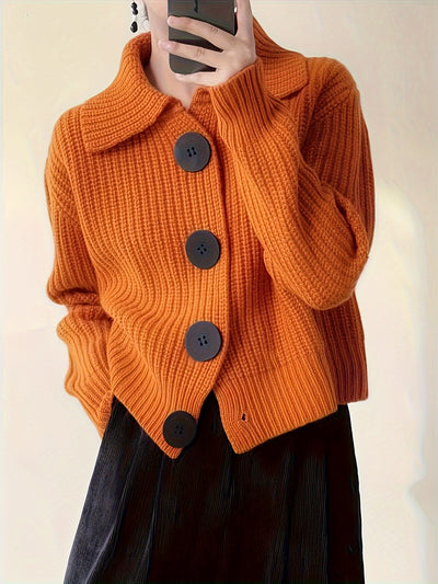 Madeline™ – Ribbed Knit Cardigan
