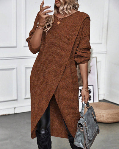 Mavery™ - Long Dress Style Sweater