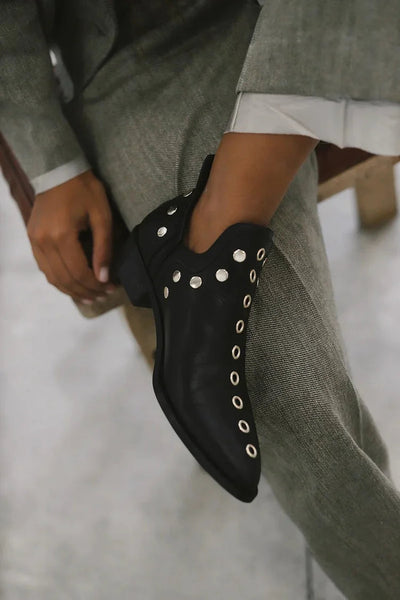 Brenda™ | Pointed Studded Ankle Boot