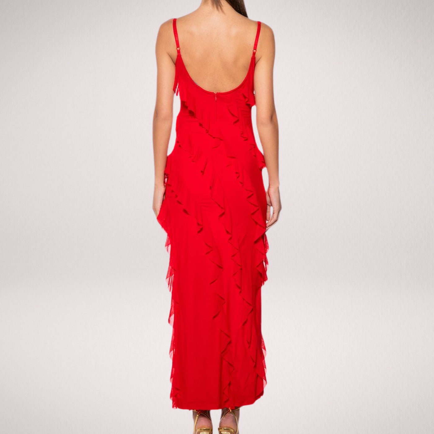 Violeta™ - Elegant Long Dress with Ruffles