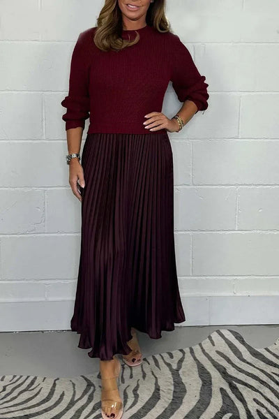 Elina™ - Jersey with Pleated Skirt in One