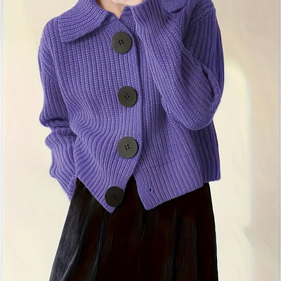 Madeline™ – Ribbed Knit Cardigan