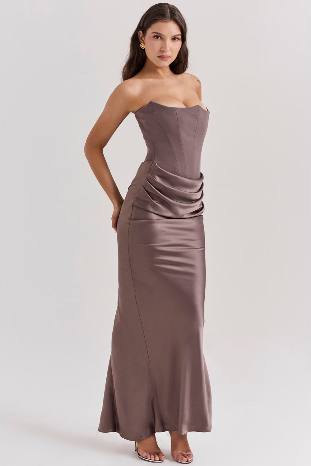 Patricia™ - Long Dress Satin Finish