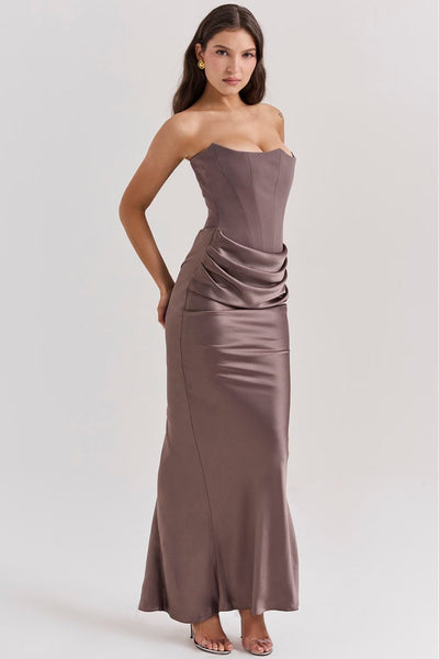Patricia™ - Long Dress Satin Finish