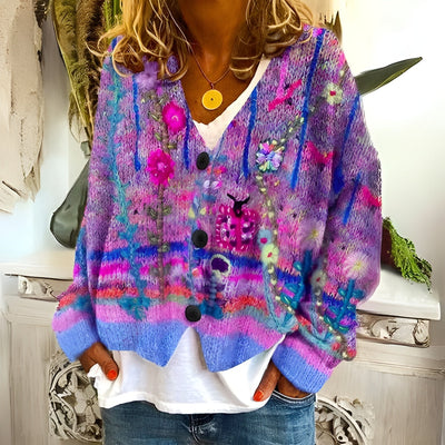 Lola™ | Floral cardigan